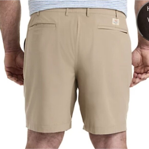 Faherty Men's all day shorts Belt Loop khaki size 40 NWT - Picture 2 of 16